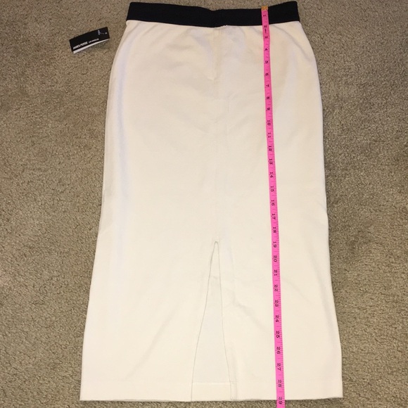 NWT James Perse Elastic Pull-On Midi Skirt Sz 0 - Picture 12 of 13